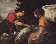 Jacopo Vignali Tobias and the Angel china oil painting reproduction